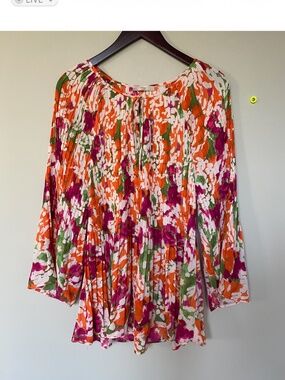 Sunny Leigh Pleated Blouse